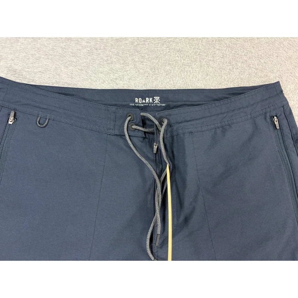 Roark Venture Hybrid Performance Shorts (Men's 2XL) Blue- 7